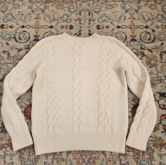 Banana Republic Womens Ivy Knit Pullover Sweaters Long Sleeve Cozy Warm, sz Md - Picture 3 of 12